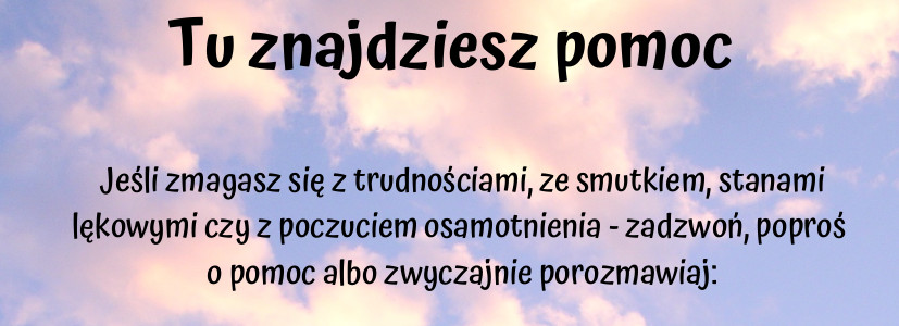 Tu znajdziesz pomoc