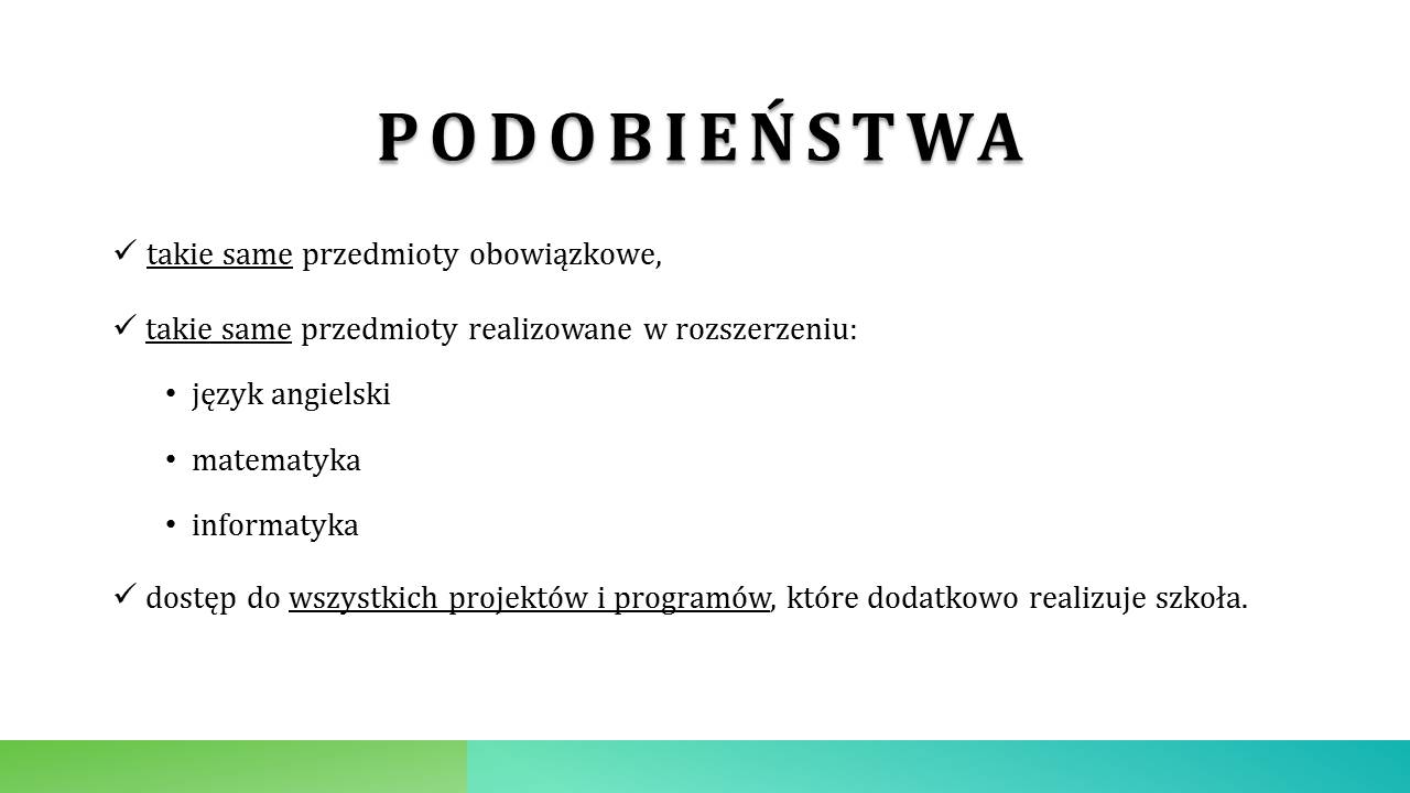 Podobieństwa i różnice między klasą CYBER.MIL a klasą MATINF.