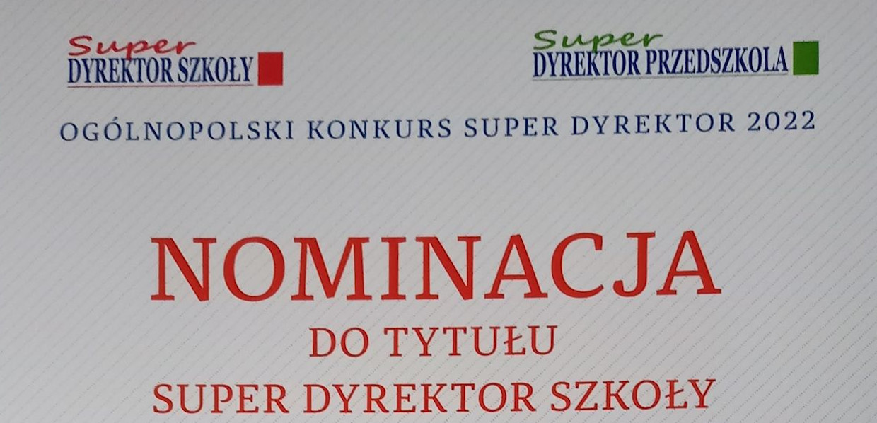 KONKURS SUPER DYREKTOR SZKOŁY