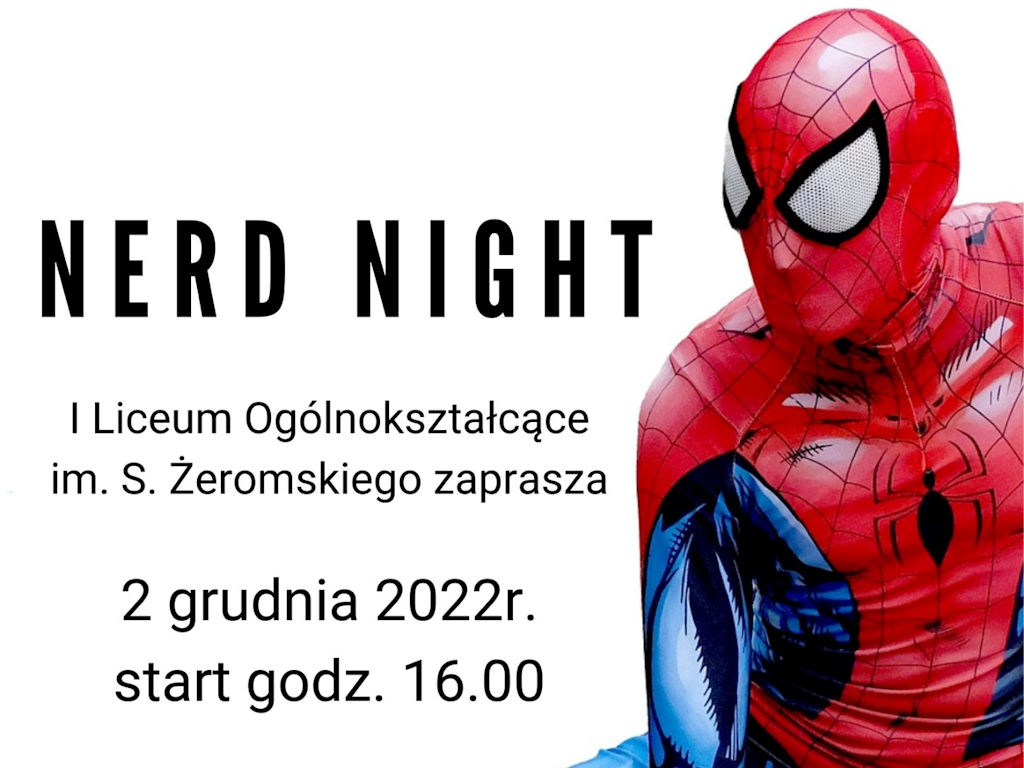 Nerd Night 2022 - zapraszamy na noc nerdów