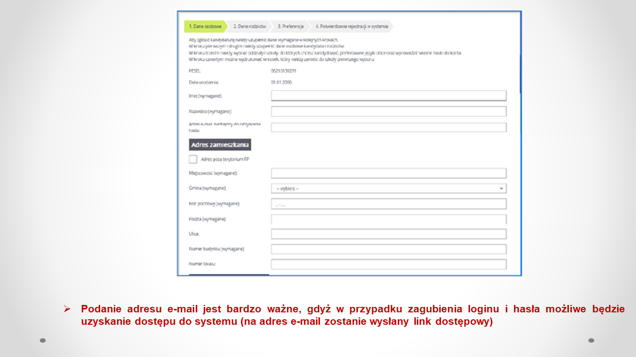 VULCAN Rekrutacja 2023 – przewodnik dla kandydata rejestrującego się w systemie.