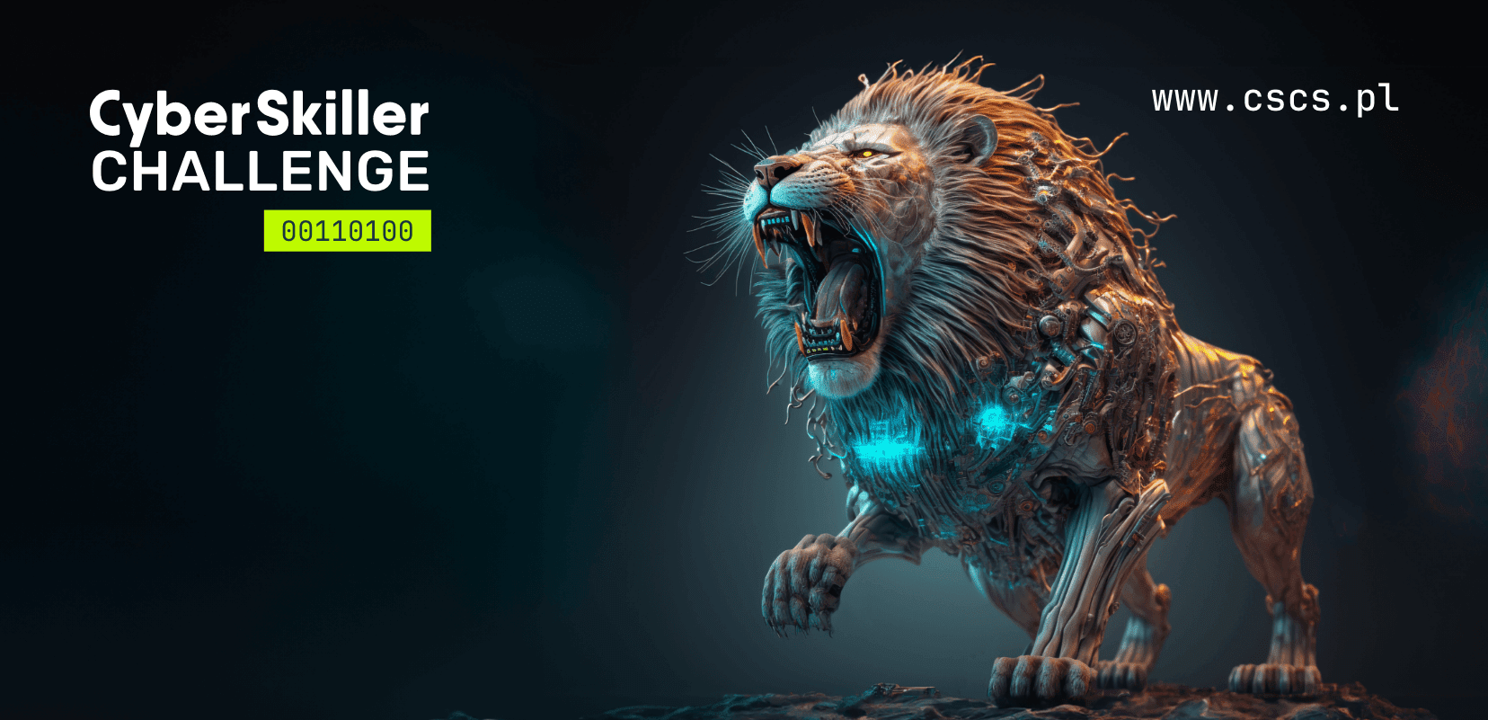 CyberSkiller Challenge IV - plakat konkurs z zakresu cyberbezpieczeństwa