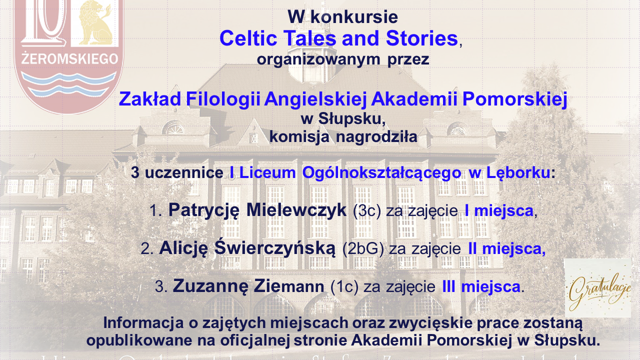 Konkurs Celtic Tales and Stories